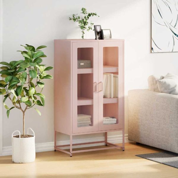 Висока дъска Pink 68x39x123 cm Стомана