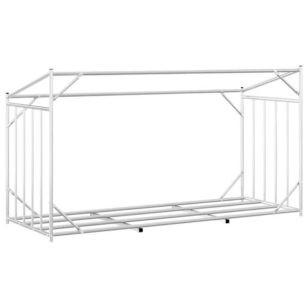 vidaxL Стойка за дърва за огрев с дъждобран, 200,5x80,5x110,5 см
