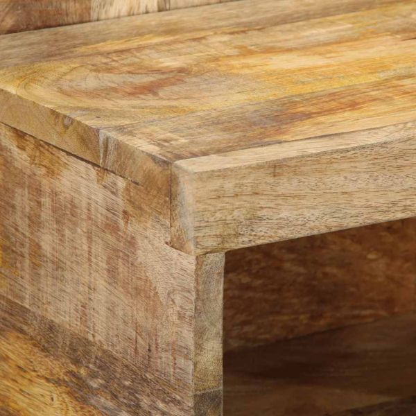 Нощно шкафче 50x27x50 cm Масивна груба дървесина Манго