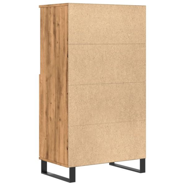 Highboard Artisan Дъб 60x36x110 cm Инженерна дървесина