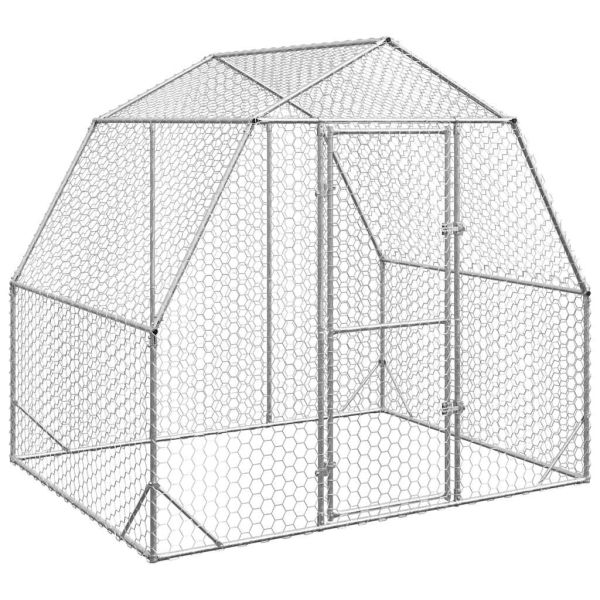 Пилешки бяг 2,5x2x2,25 м Поцинкована стомана