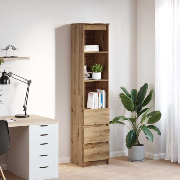Highboard Artisan Дъб 37,5x35x180 cm Инженерна дървесина