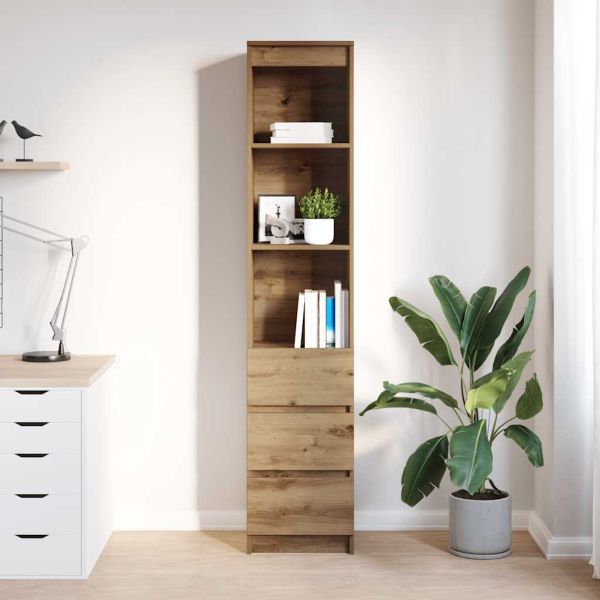 Highboard Artisan Дъб 37,5x35x180 cm Инженерна дървесина