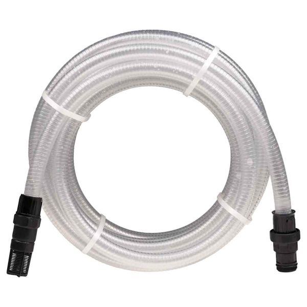 Смукателен маркуч с PVC конектори прозрачен 1" 10 м PVC