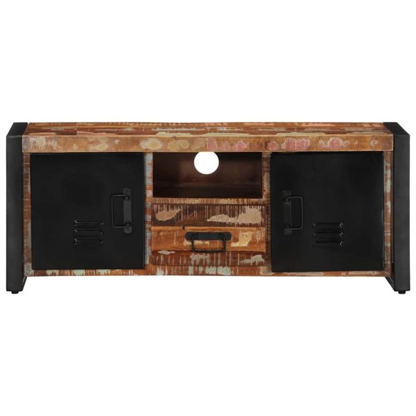 TV шкаф 100x30x40 cm Масивна дървесина Възстановена