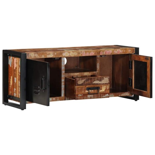 TV шкаф 100x30x40 cm Масивна дървесина Възстановена