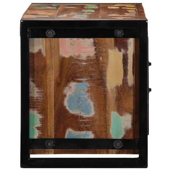 ТВ шкаф 80x30x35 cm Масивна дървесина Възстановена