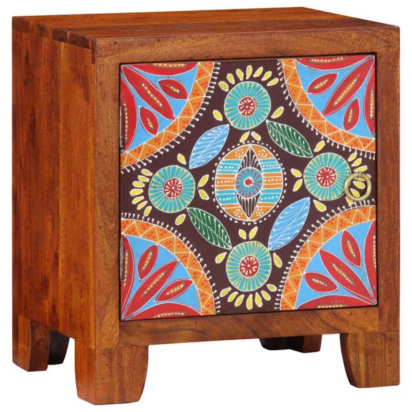 Нощно шкафче 40x30x45 cm масивна дървесина акация
