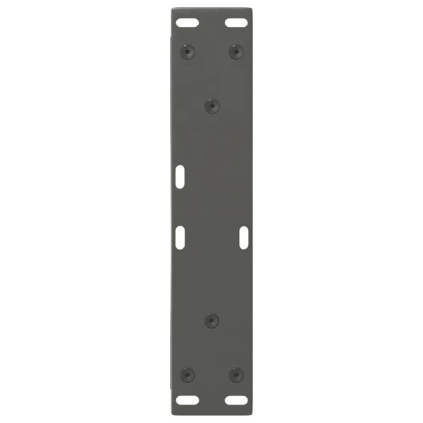 Крака за масичка за кафе, 2 бр., антрацит, 30x(30-31,3) см, стомана