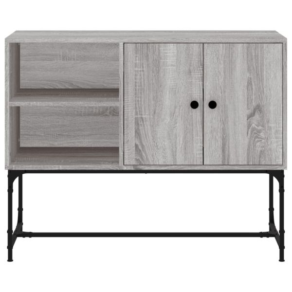 Сайдборд, сив сонома, 100x40x79,5 см, инженерно дърво