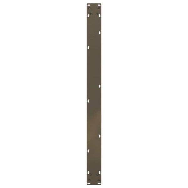 Крака за трапезна маса, U-образни, 2 бр., естествена стомана, 100 x (72-73) см, стомана