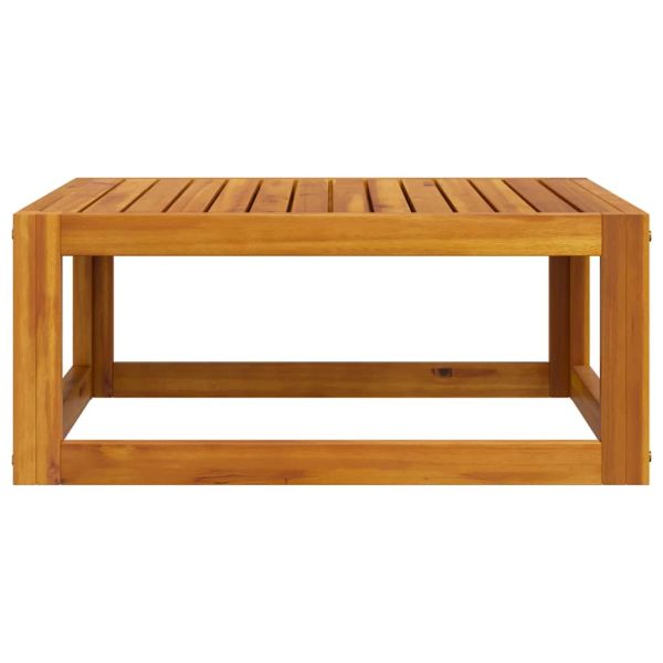 Маса за кафе, 68x68x29 см, акациево дърво масив