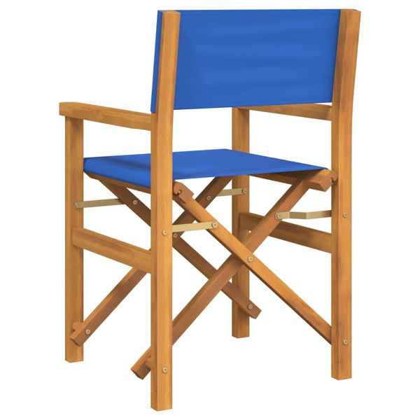 Сгъваем директорски стол Blue Solid Wood Teak