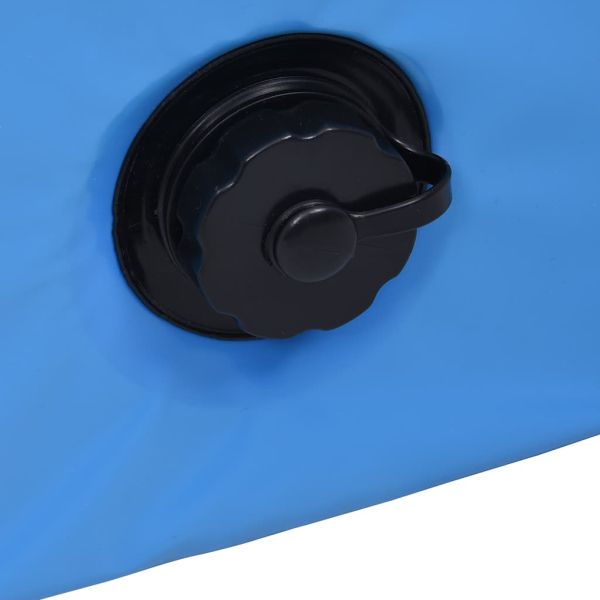 Сгъваем басейн за кучета, син, 80x20 см, PVC