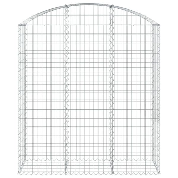 Дъговидна габионна кошница 150x50x160/180 см поцинковано желязо