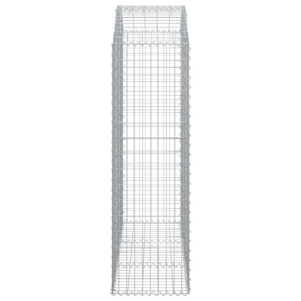 Дъговидна габионна кошница 150x50x160/180 см поцинковано желязо
