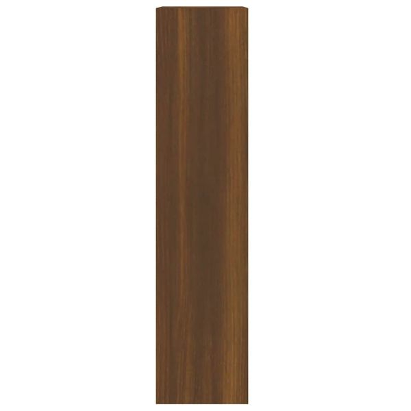 Шкаф за обувки, кафяв дъб, 63x24x103 см, инженерно дърво