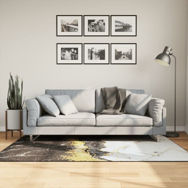 Перящ се килим многоцветен 120x180 см