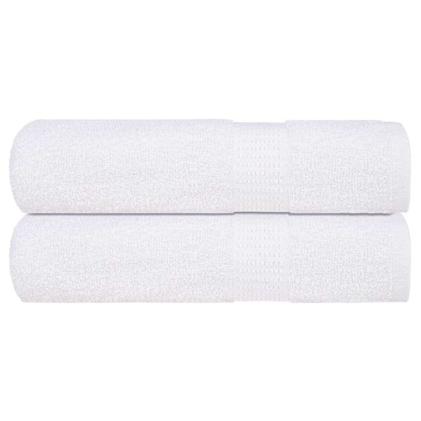 Кърпи за душ FROGN 2 бр. Бели 70x140 см 360 г/м²