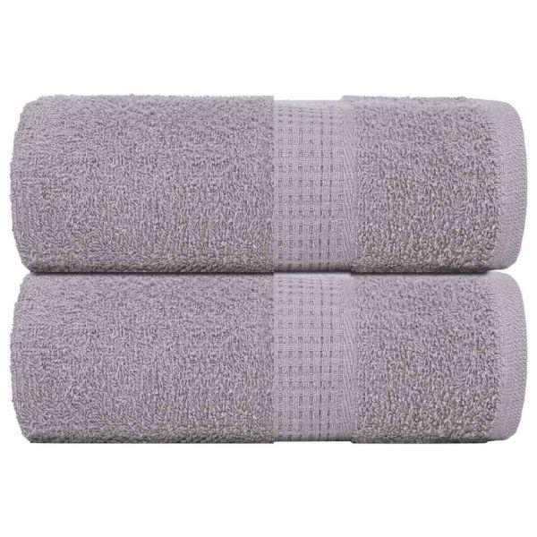 Кърпи за гости FROGN 2 бр. сиви 30x50 см 360 г/м²