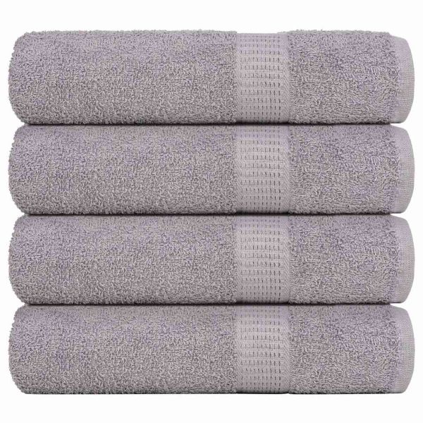 Кърпи за ръце FROGN 4 бр. сиви 50x100 см 360 г/м²