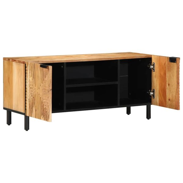 ТВ шкаф 105x33x46 см, масивна акация