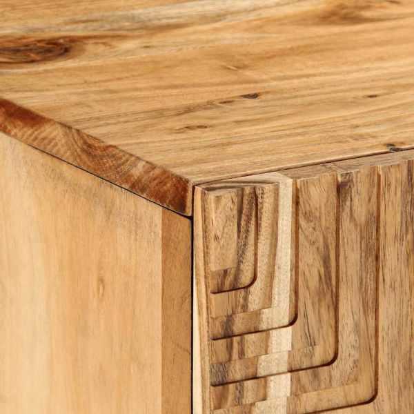 ТВ шкаф 105x33x46 см, масивна акация