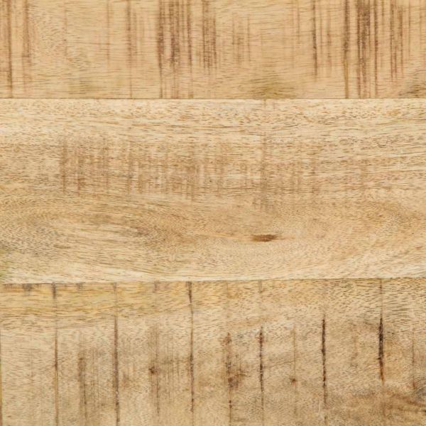 Стенен ТВ шкаф, 100x32x25 см, масивно дърво, цвят манго