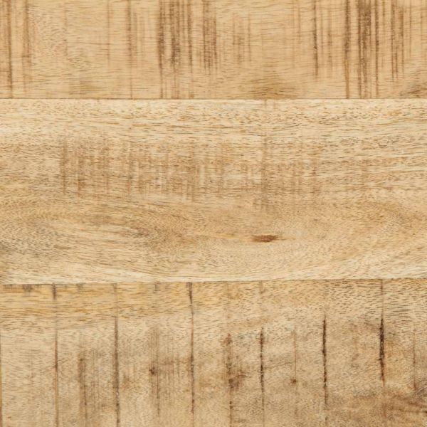 Стенен ТВ шкаф, 100x32x25 см, масивно дърво, цвят манго