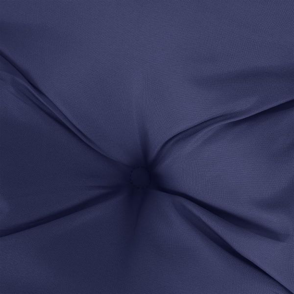 Възглавница за пейка нейви синьо 110x50x7 см Оксфорд плат