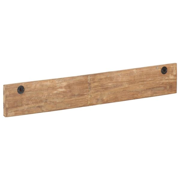 Закачалка с 5 куки, 100x2,5x15 см, регенерирано дърво масив