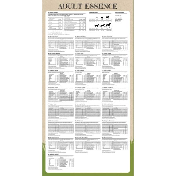 Премиум храна за кучета Adult Essence Beef 2 бр 30 кг