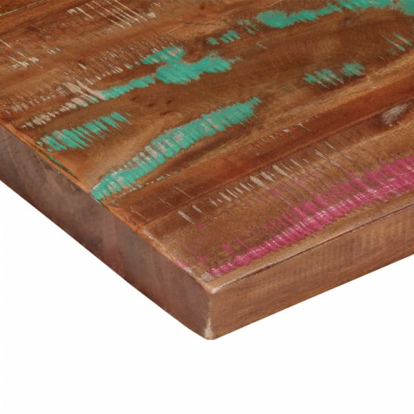Плот за маса 100x80x3,8 см правоъгълен регенерирано дърво масив