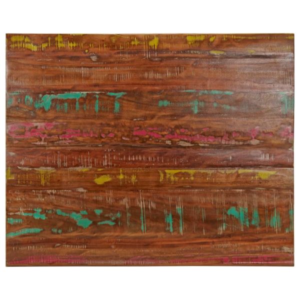 Плот за маса 100x80x2,5 см правоъгълен регенерирано дърво масив