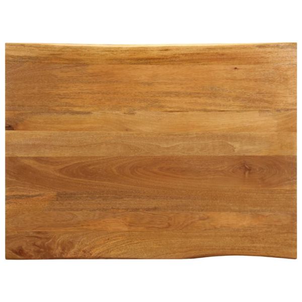 Плот за маса, 90x80x3,8 см, жив ръб, масивно дърво манго