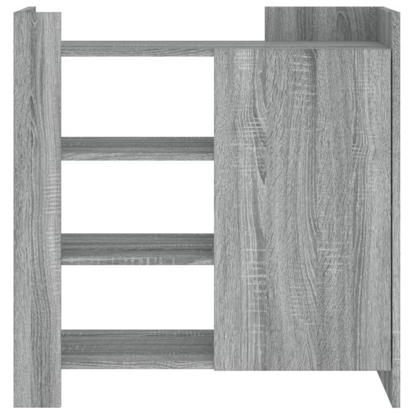 Сайдборд, сив сонома, 73,5x35x75 см, инженерно дърво