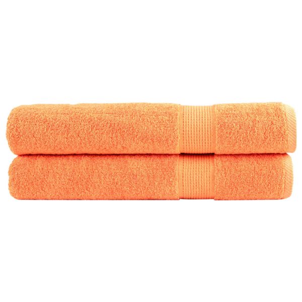 Премиум кърпи SOLUND 2 бр оранжеви 100x200 см 600 gsm