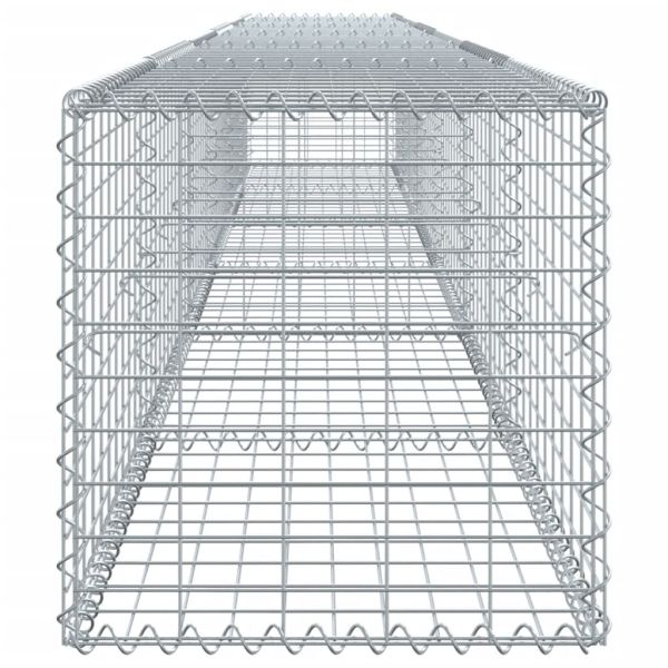 Габионна кошница с покритие, 600x50x50 см, поцинковано желязо