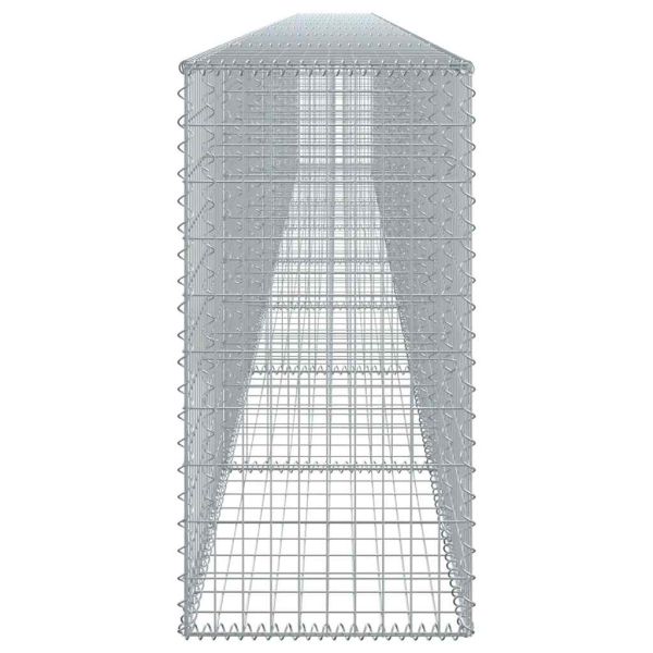 Габионна кошница с покритие, 800x50x100 см, поцинковано желязо