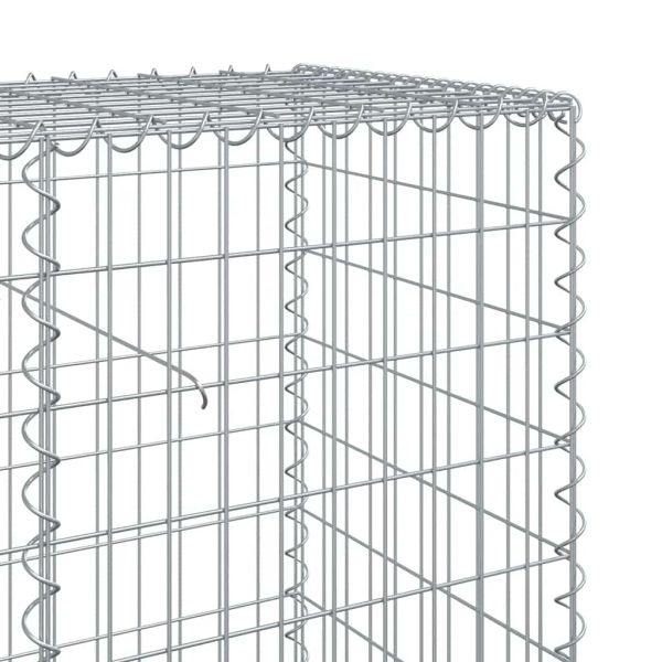 Габионна кошница с покритие, 800x50x100 см, поцинковано желязо