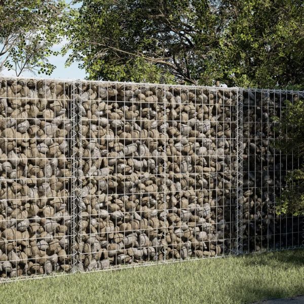 Габионна кошница с покритие, 100x50x100 см, поцинковано желязо