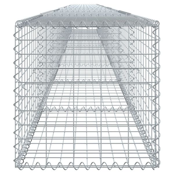 Габионна кошница с покритие, 900x50x50 см, поцинковано желязо