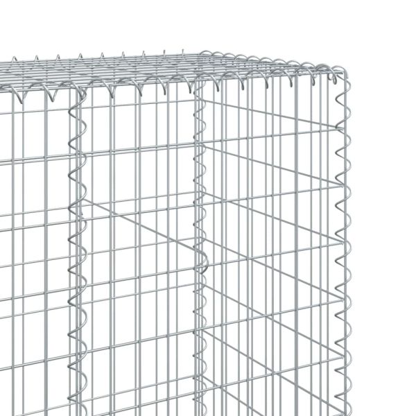 Габионна кошница с покритие, 1200x50x200 см, поцинковано желязо