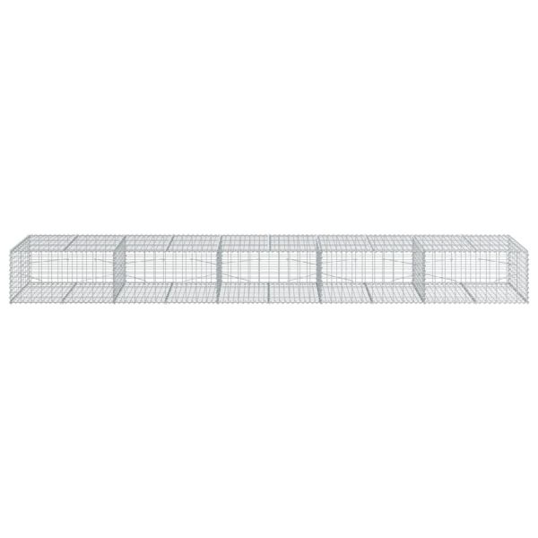 Габионна кошница с покритие, 500x100x50 см, поцинковано желязо