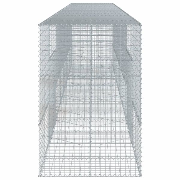 Габионна кошница с покритие, 700x100x150 см, поцинковано желязо