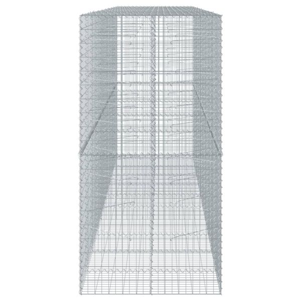 Габионна кошница с покритие, 500x100x200 см, поцинковано желязо