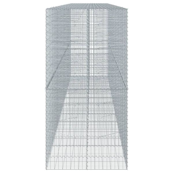 Габионна кошница с покритие, 750x100x200 см, поцинковано желязо