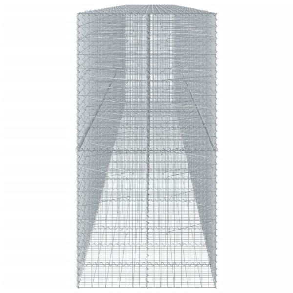 Габионна кошница с капак, 1050x100x200 см, поцинковано желязо