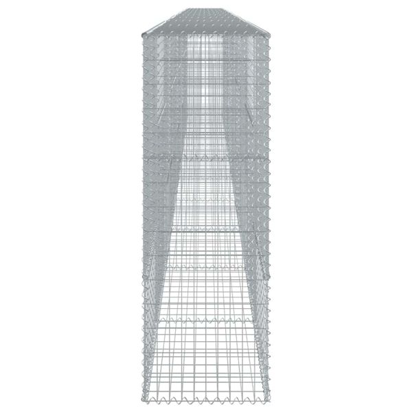Габионна кошница с покритие, 1000x50x150 см, поцинковано желязо