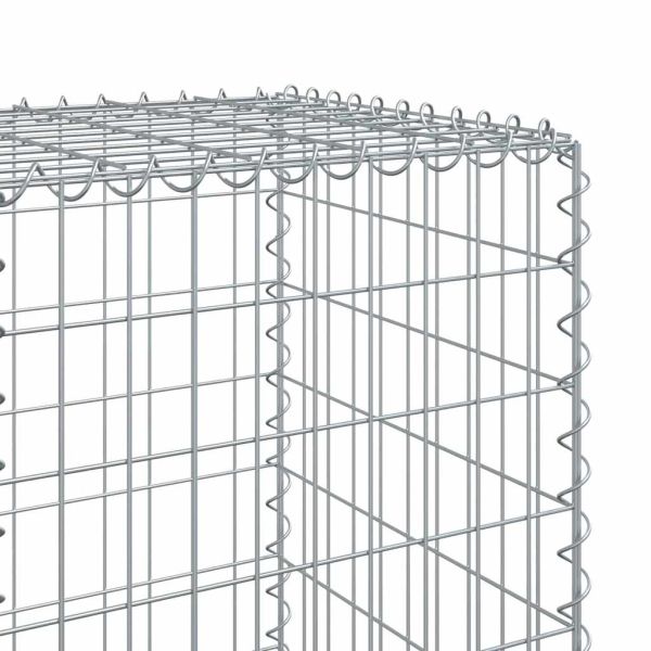 Габионна кошница с покритие, 1000x50x150 см, поцинковано желязо